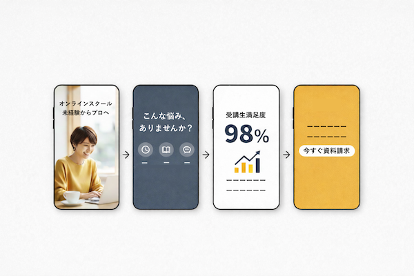 SNS時代にぴったりのスワイプ型LPとは